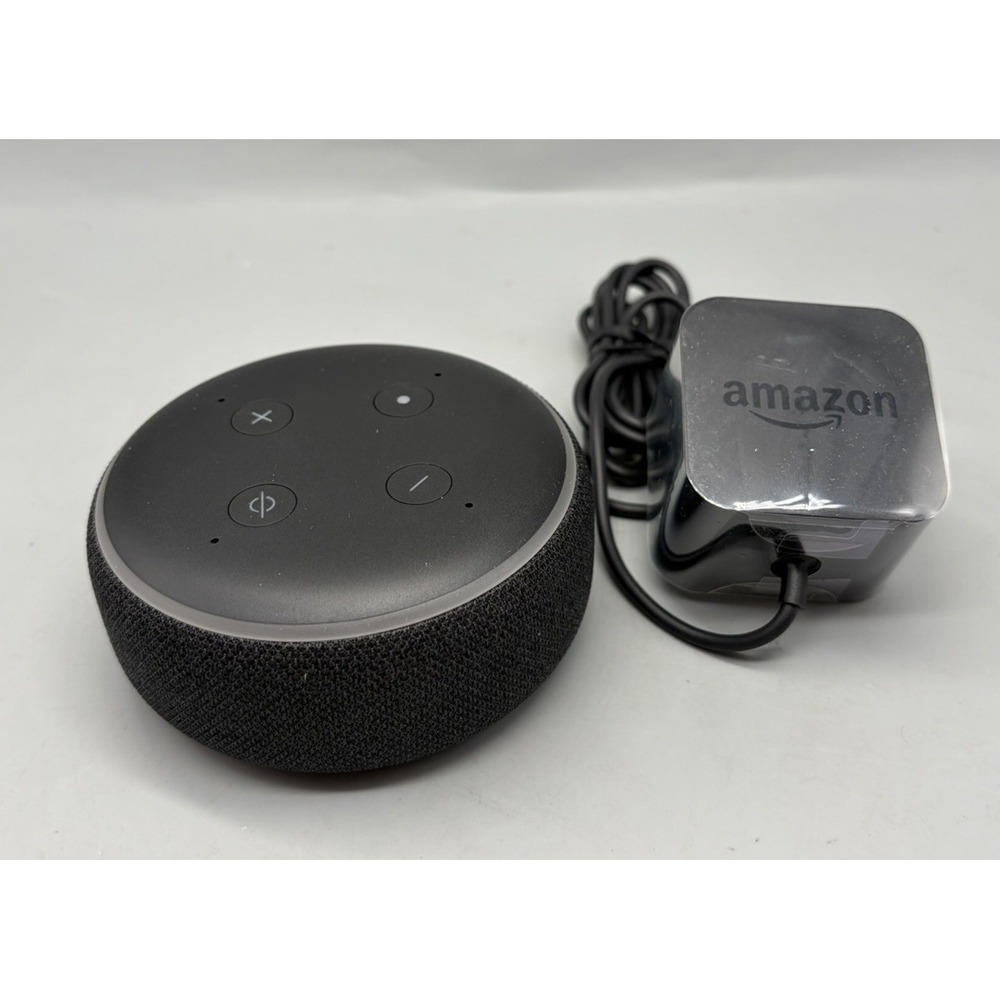Amazon Echo Dot 3rd Gen Smart Speaker & Power Cord